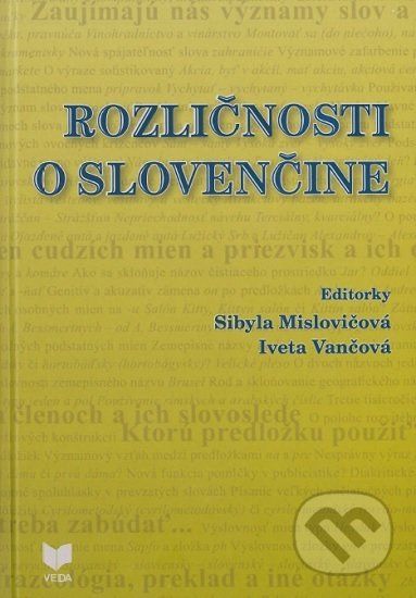 Rozličnosti o slovenčine - Sibyla Mislovičová - obrázek 1