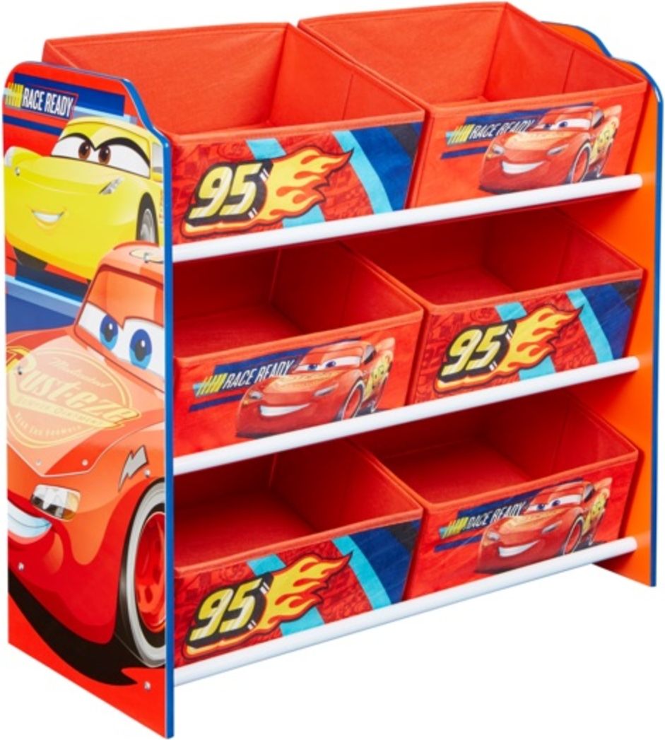 Ourbaby dětská komoda Cars lll MDF deska červená - obrázek 1
