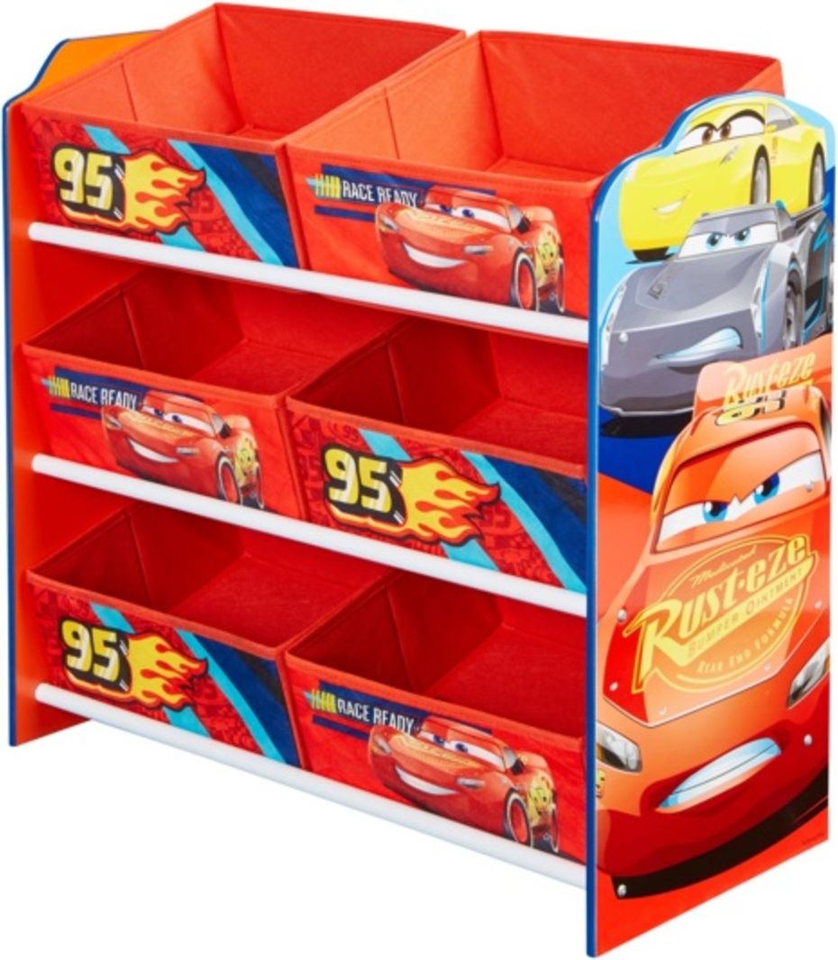 Ourbaby dětská komoda Cars lll MDF deska červená - obrázek 2