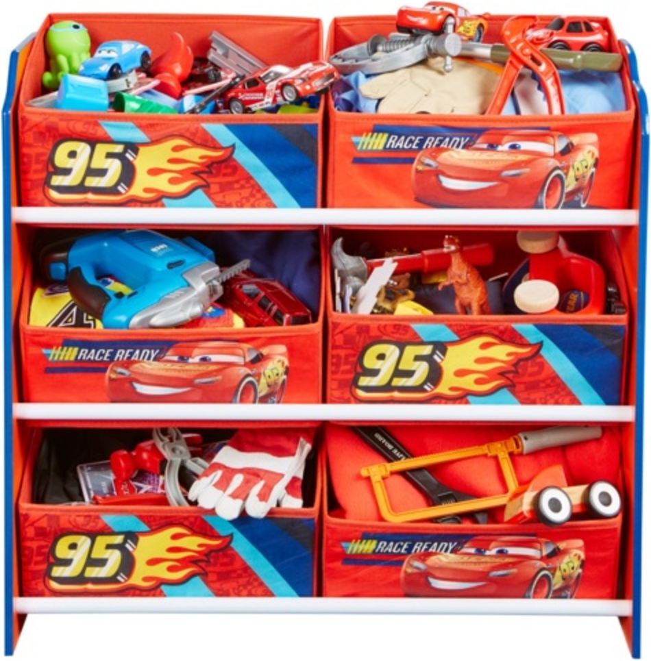 Ourbaby dětská komoda Cars lll MDF deska červená - obrázek 3