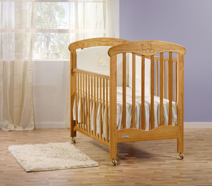 Trama TEDDY POSTÝLKA 120x60, oak - obrázek 1