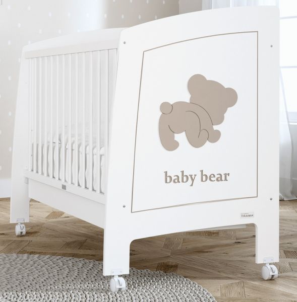 Trama BABY BEAR POSTÝLKA 120X60 cm, white-topo - obrázek 1