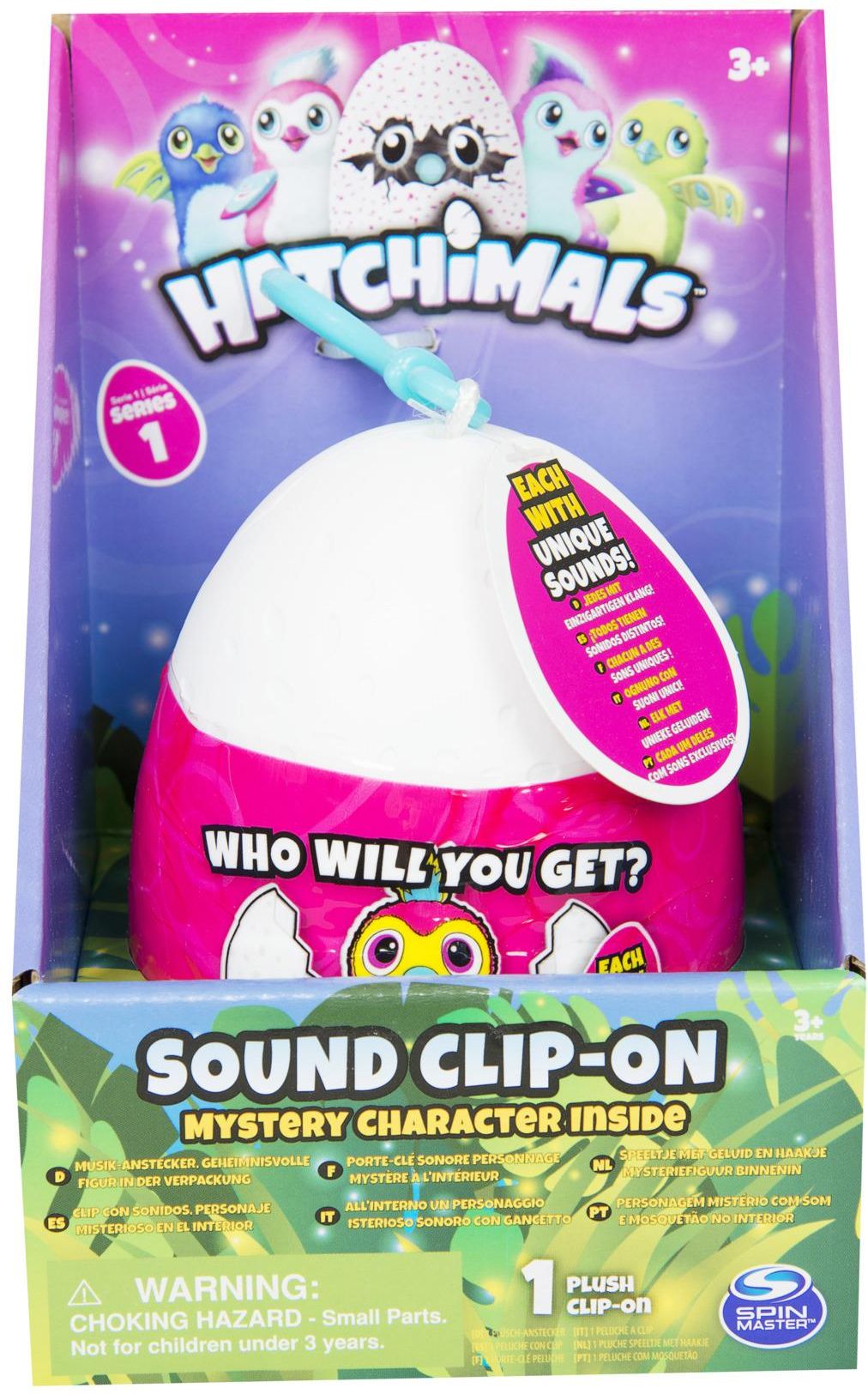 Hatchimals plyšový s klipem v krabičce - obrázek 1