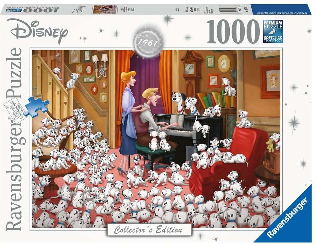 RAVENSBURGER Puzzle 101 Dalmatinů 1000 dílků - obrázek 2