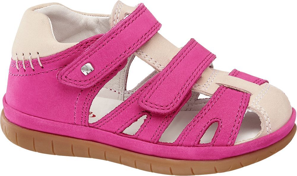 Deichmann - Elefanten Kožené sandály s pevnou patou 20 růžová - obrázek 1
