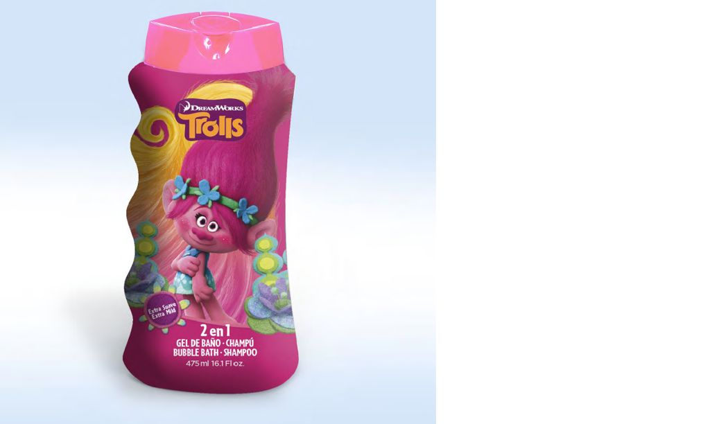 Koupelový a sprchový gel TROLLS 475 ml - obrázek 1