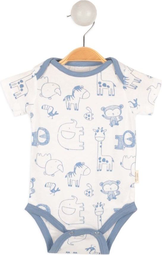 Cigit Kids Kojenecké body Cigit Kids - 0-3měsíců/ 50-62/Bílá/100% Bavlna - obrázek 1