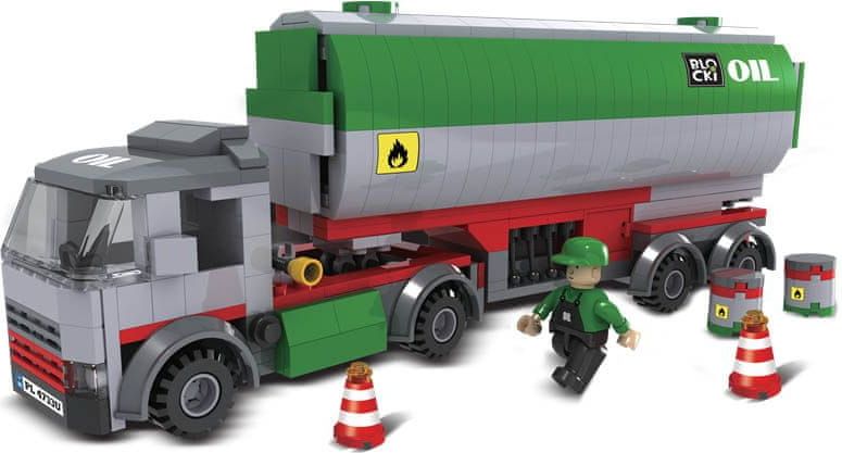Blocki Blocki stavebnice MyCity cisterna typ LEGO 464 dílů - obrázek 1