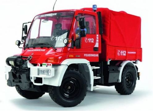 MB Unimog hasiči 2,4 GHz červený - obrázek 1