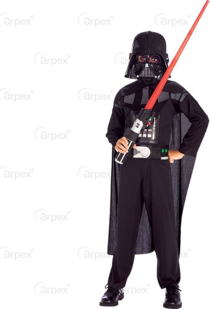 Dětský kostým DARTH VADER - STAR WARS - kluk - vel.96 - 110 cm - obrázek 1