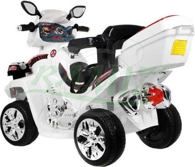 Dětská elektrická čtyřkolka R/C F918 - červená - obrázek 4