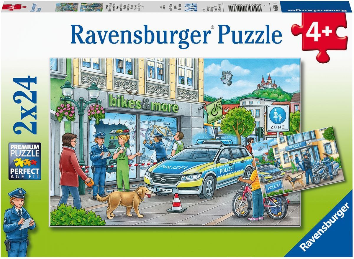 Ravensburger puzzle 050314 Policejní vyšetřování 2x24 dílků - obrázek 1
