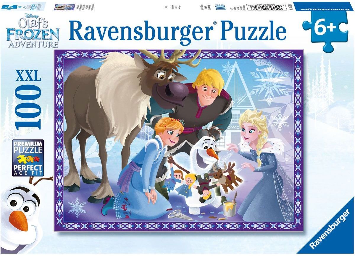 Ravensburger puzzle 107308 Olafovo dobrodružství 100 dílků - obrázek 1