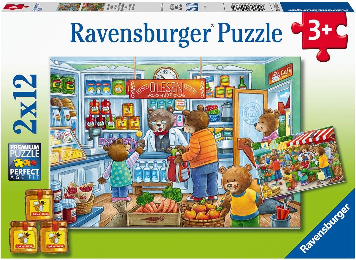 Ravensburger puzzle 050765 V obchodě 2x12 dílků - obrázek 1