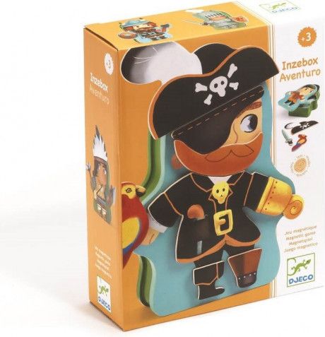 Hra s magnety - Indián a pirát - promáčklý obal, sleva 20% - obrázek 1