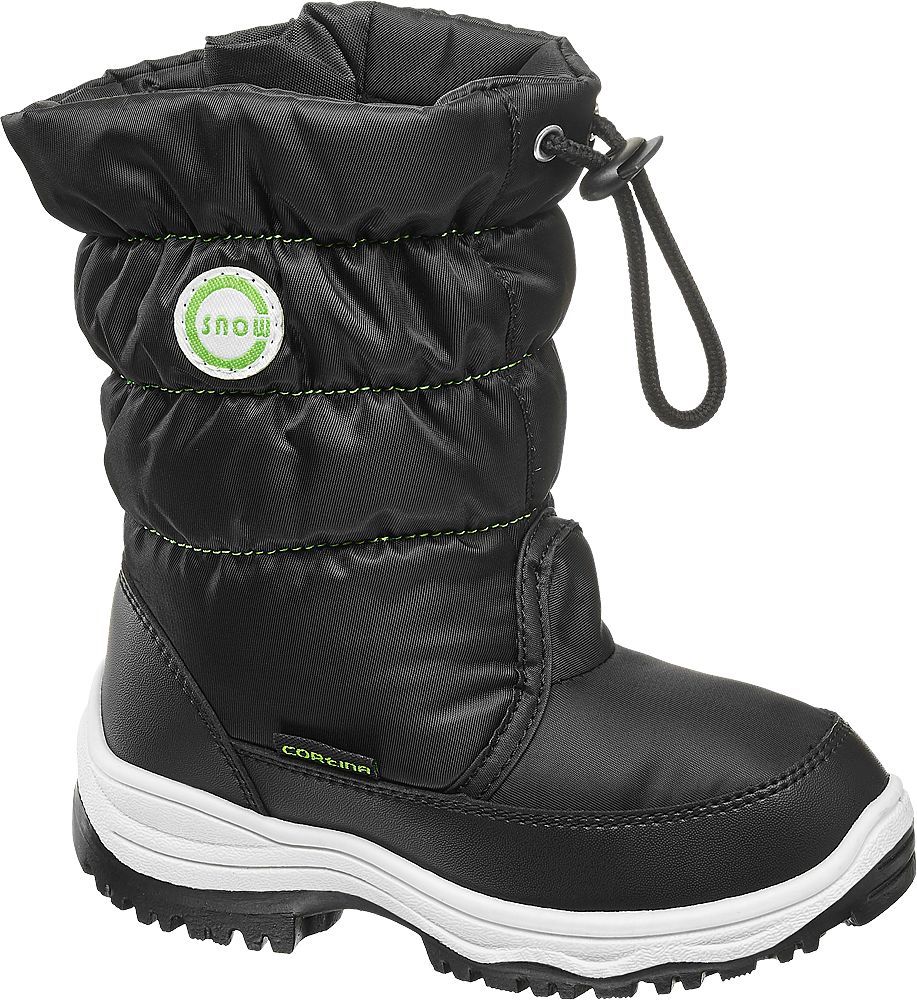 Deichmann - Cortina Černé chlapecké sněhule Cortina 29 černá - obrázek 1