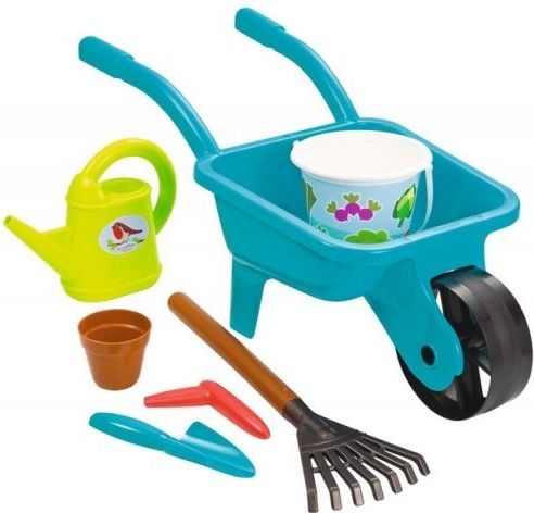 Ecoiffier Zahradní kolečko s konvičkou, kyblíčkem a přísl. - obrázek 1