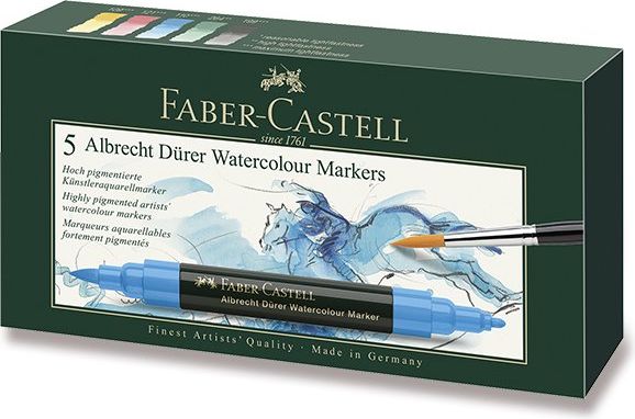 Faber-Castell Akvarelové popisovače Albrecht Dürer 5 ks 6030 - obrázek 1