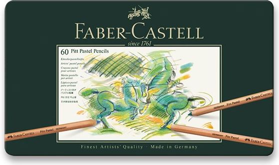 Faber-Castell Umělecké pastely Pitt Pastel plechová krabička, 60 ks 112160 - obrázek 1