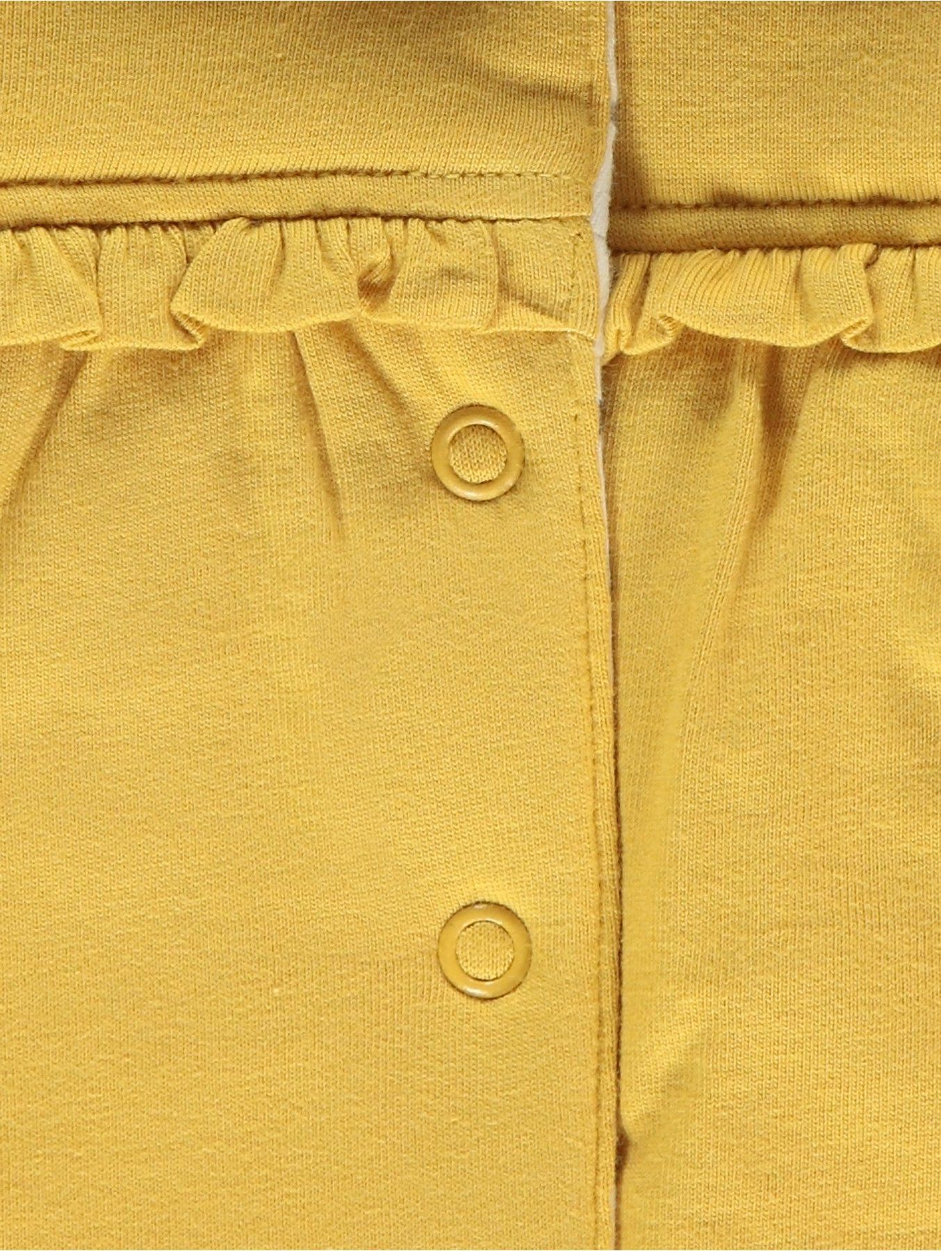 Kojenecká bunda GEORGE, oboustranná, žlutá a bílá se srdíčky Velikost: 80 - 86cm (12 - 18 měsíců) - obrázek 5