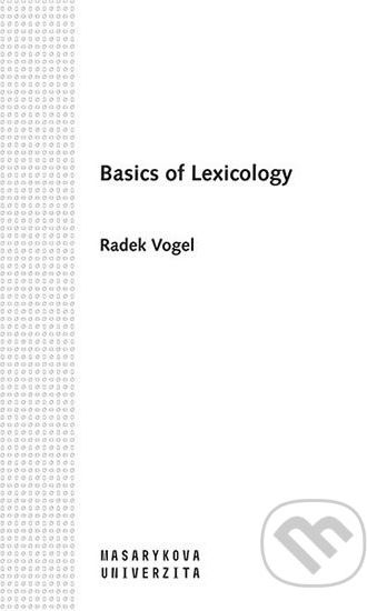 Basics of Lexicology - Radek Vogel - obrázek 1