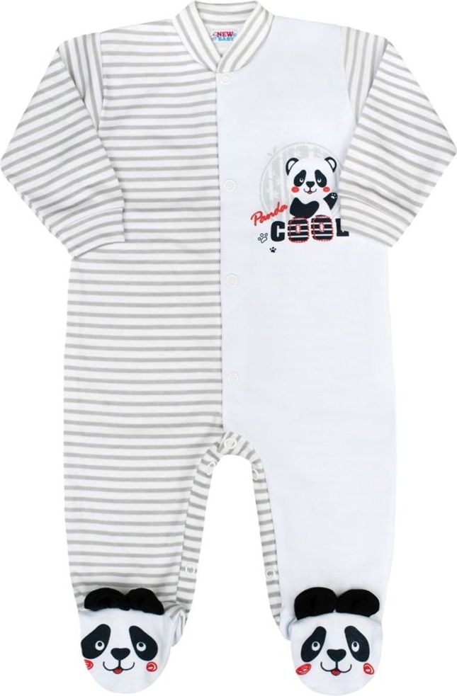 NEW BABY Kojenecký overal New Baby Panda - 74 (6-9m) - obrázek 1