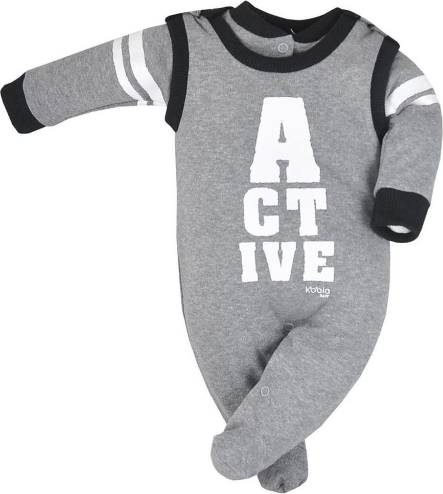 KOALA Kojenecká 2-dílná souprava Koala Active šedá - Kojenecká 2-dílná souprava Koala Active šedá - obrázek 1