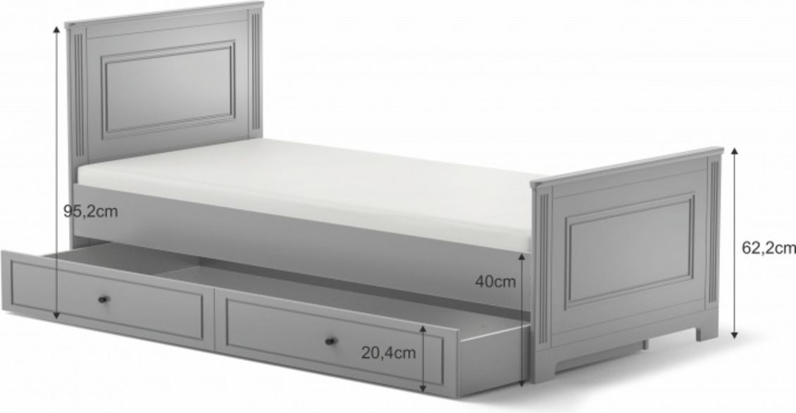 Dětský pokoj INES GREY policový regál - obrázek 12