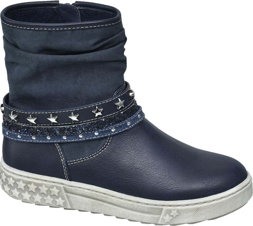 Deichmann - Graceland Modré dívčí kozačky Graceland 33 modrá - obrázek 1