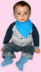 Nákrčník dětský - FLEECE malinový - Ivemababy - obrázek 2