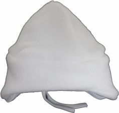 Čepice kojenecká fleece - KLASIK bílá - vel.62 - obrázek 1