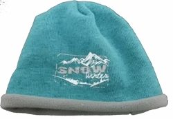 Čepice dětská zimní pletenina - SNOW WINTER smaragdová - vel.48-50cm - obrázek 1