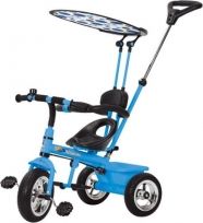 Tříkolka dětská - SE STŘÍŠKOU modrá - Baby Mix - obrázek 1