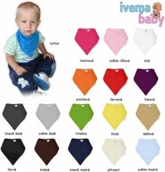 Nákrčník dětský - BAVLNA tmavě modrý - Ivemababy - obrázek 3