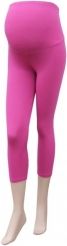 Legíny těhotenské - 3/4 DÉLKA růžové velikost XXXL - obrázek 1