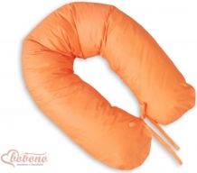 Kojící polštář Longer - JEDNOBAREVNÝ oranžový - Bobono - obrázek 1