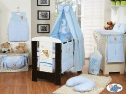 Rychlozavinovačka bavlna  - DOBROU NOC modrá - My Sweet Baby - 75x75cm        varianta s výztuží - obrázek 2