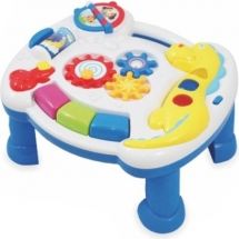 Hračka dětská edukační - STOLEK DINO barevný - BabyMIx - obrázek 1