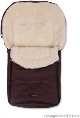 Fusak do kočárku ovčí vlna - CLASSIC vínový - NewBaby - obrázek 1