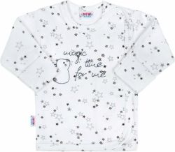 Košilka kojenecká bavlna - MAGIC STARS hvězdičky šedé - vel.50 - obrázek 1