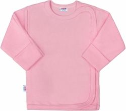 Košilka kojenecká bavlna - CLASSIC růžová - vel.50 - obrázek 1