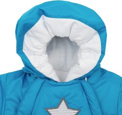 Kombinéza zimní 2v1 NewBaby - WINTER STAR modrá - vel.74 - obrázek 4