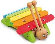 Dřevěný xylofon šnek - obrázek 1