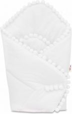 Zavinovačka LUX - BAVLNA BAMBULKY bílá - BabyNellys - obrázek 1