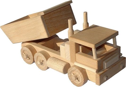 Dřevěné hračky - auto vyklápěcí - obrázek 1