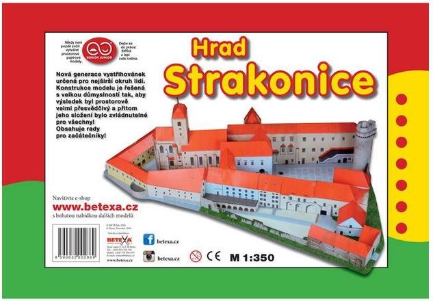 Hrad Strakonice Jednoduchá vystřihovánka - obrázek 2