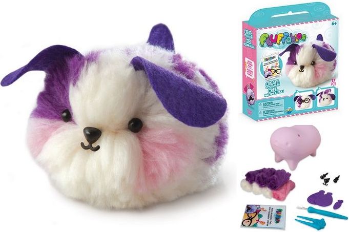 Kreativní výroba Morče fialové FLUFFABLES - NUGGET - obrázek 1