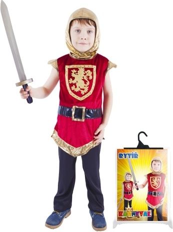 Karnevalový kostým rytíř s erbem, vel. S - obrázek 2