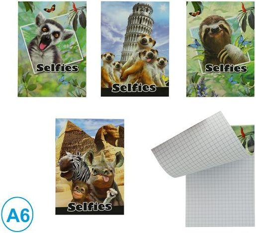 Blok A6 čtvereček 96l ZOO - obrázek 1