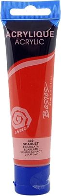 Barvy akrylové 60ml, červená světle 302 - obrázek 1